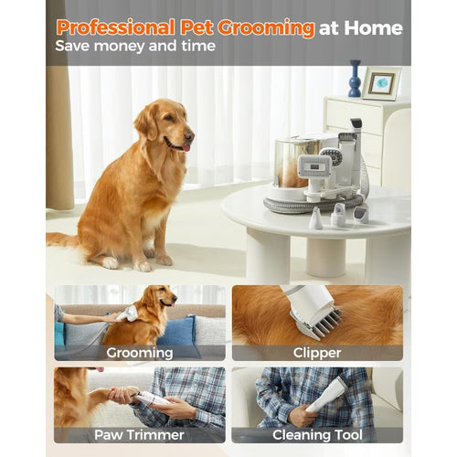 PawLux Pro™ Pet Grooming Vacuum Kit